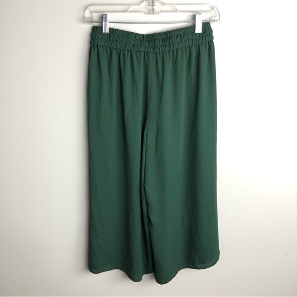 ARITZIA Babaton Green Luiz Cropped Wide Leg Pants - Picture 5 of 6